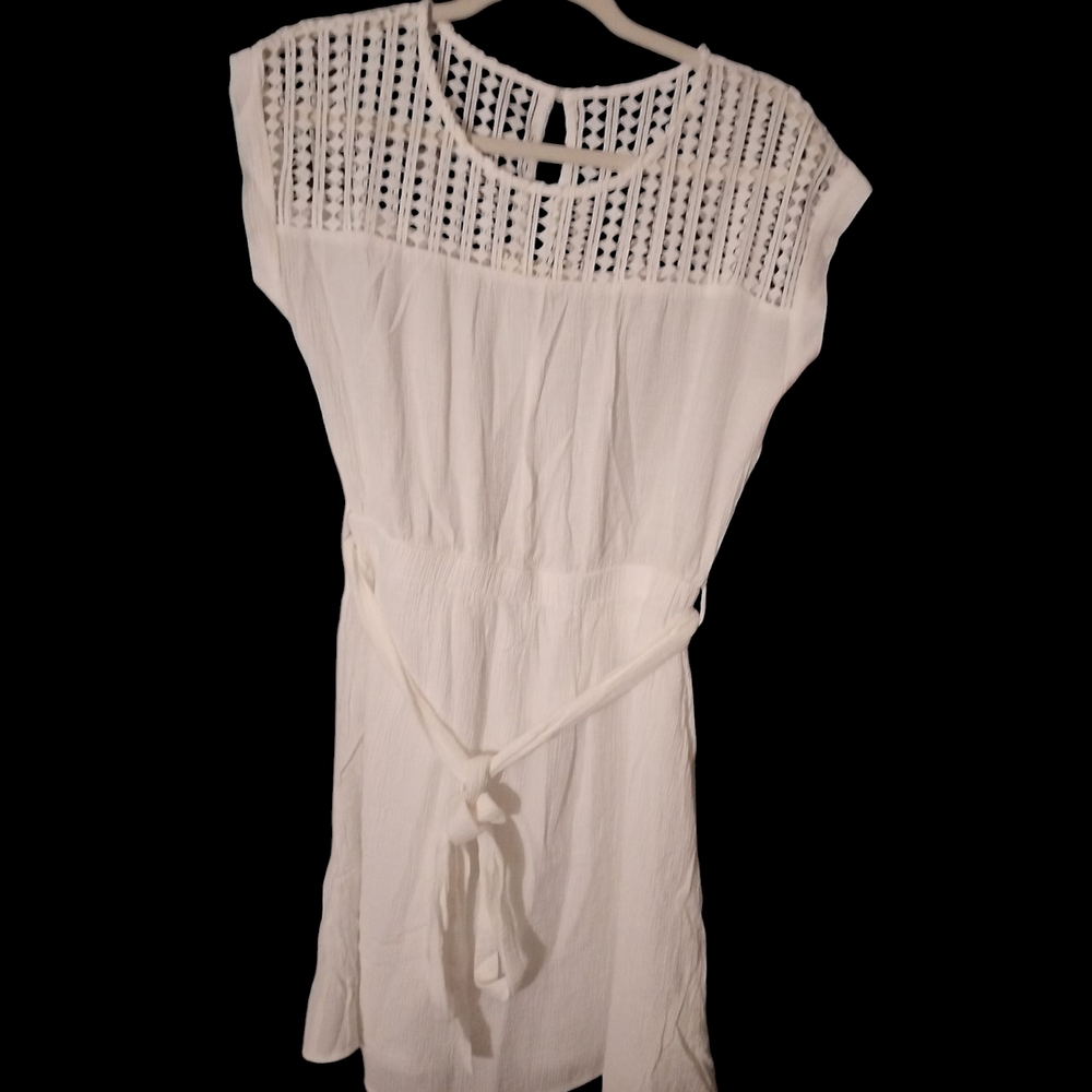Sweet Wanderer White  Detail Dress